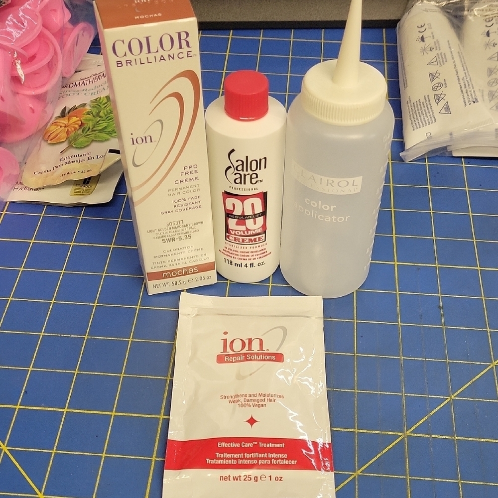 Ion Color Brilliance Hair Ion Repair Solution 20 Volume Applicator Bottle Set 4